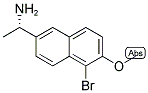 (S)-1-(5-BROMO-6-METHOXYNAPHTHALEN-2-YL)ETHANAMINE Struktur