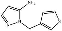 1-(THIEN-3-YLMETHYL)-1H-PYRAZOL-5-AMINE Struktur