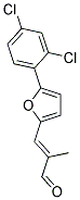 (2E)-3-[5-(2,4-DICHLOROPHENYL)-2-FURYL]-2-METHYLACRYLALDEHYDE Struktur