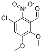 3-CHLORO-5,6-DIMETHOXY-2-NITRO-BENZALDEHYDE Struktur