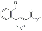 METHYL 5-(2-FORMYLPHENYL)NICOTINATE Struktur