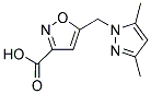 5-[(3,5-DIMETHYL-1H-PYRAZOL-1-YL)METHYL]ISOXAZOLE-3-CARBOXYLIC ACID Struktur