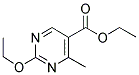 ETHYL-2-ETHOXY-4-METHYL PYRIMIDINE-5-CARBOXYLATE Struktur