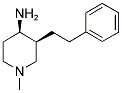 CIS-1-METHYL-3-(2-PHENYLETHYL)PIPERIDIN-4-AMINE Struktur