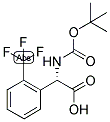 (S)-TERT-BUTOXYCARBONYLAMINO-(2-TRIFLUOROMETHYL-PHENYL)-ACETIC ACID Struktur