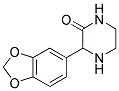 3-BENZO[1,3]DIOXOL-5-YL-PIPERAZIN-2-ONE Struktur