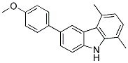 4-(5,8-DIMETHYL-9H-CARBAZOL-3-YL)PHENYL METHYL ETHER Struktur