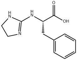 2-(4,5-DIHYDRO-1H-IMIDAZOL-2-YLAMINO)-3-PHENYL-PROPIONIC ACID Struktur