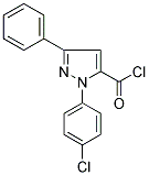 2-(4-CHLORO-PHENYL)-5-PHENYL-2H-PYRAZOLE-3-CARBONYL CHLORIDE Struktur