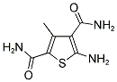 5-AMINO-3-METHYL-2,4-THIOPHENEDICARBOXAMIDE Struktur