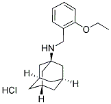 ADAMANTAN-1-YL-(2-ETHOXY-BENZYL)-AMINE HYDROCHLORIDE Struktur