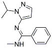 N'-(1-ISOPROPYL-1H-PYRAZOL-5-YL)-N-METHYLBENZENECARBOXIMIDAMIDE Struktur