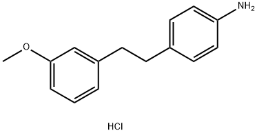 (4-[2-(3-METHOXYPHENYL)ETHYL]PHENYL)AMINEHYDROCHLORIDE Struktur