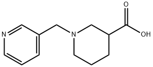 1-(PYRIDIN-3-YLMETHYL)PIPERIDINE-3-CARBOXYLIC ACID DIHYDROCHLORIDE Struktur