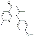 1-(4-METHOXYPHENYL)-2,7-DIMETHYLPYRIDO[2,3-D]PYRIMIDIN-4(1H)-ONE Struktur