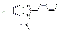 POTASSIUM [2-(PHENOXYMETHYL)-1H-BENZIMIDAZOL-1-YL]ACETATE Struktur