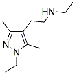 N-ETHYL-N-[2-(1-ETHYL-3,5-DIMETHYL-1H-PYRAZOL-4-YL)ETHYL]AMINE Struktur