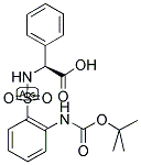 (S)-(2-TERT-BUTOXYCARBONYLAMINO-BENZENESULFONYLAMINO)-PHENYL- ACETIC ACID Struktur