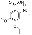 4-ETHOXY-5-METHOXY-2-NITROBENZOIC ACID Struktur