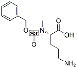 N-ALPHA-BENZYLOXYCARBONYL-N-ALPHA-METHYL-L-ORNITHINE Struktur