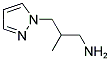 2-METHYL-3-PYRAZOL-1-YL-PROPYLAMINE Struktur