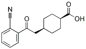 CIS-4-[2-(2-CYANOPHENYL)-2-OXOETHYL]CYCLOHEXANE-1-CARBOXYLIC ACID Struktur