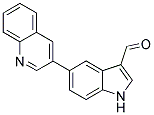 5-(3-QUINOLINYL)-1H-INDOLE-3-CARBALDEHYDE Struktur