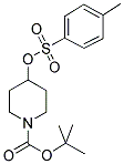 4-(TOLUENE-4-SULFONYLOXY)-PIPERIDINE-1-CARBOXYLIC ACID TERT-BUTYL ESTER Struktur