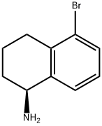 (S)-5-BROMO-1,2,3,4-TETRAHYDRO-NAPHTHALEN-1-YLAMINE Struktur