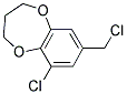 6-CHLORO-8-(CHLOROMETHYL)-3,4-DIHYDRO-2H-1,5-BENZODIOXEPINE Struktur