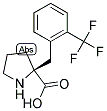 (S)-ALPHA-(2-TRIFLUOROMETHYL-BENZYL)-PROLINE Struktur