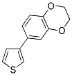 6-(3-THIENYL)-2,3-DIHYDRO-1,4-BENZODIOXINE Struktur