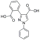 3-(2-CARBOXYPHENYL)-1-PHENYL-1H-PYRAZOLE-4-CARBOXYLIC ACID Struktur