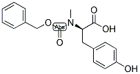 N-ALPHA-BENZYLOXYCARBONYL-N-ALPHA-METHYL-D-TYROSINE Struktur