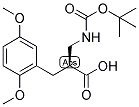 (S)-2-(TERT-BUTOXYCARBONYLAMINO-METHYL)-3-(2,5-DIMETHOXY-PHENYL)-PROPIONIC ACID Struktur