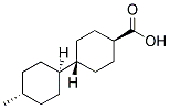 TRANS-4-(TRANS-4'-METHYLCYCLOHEXYL)CYCLOHEXANE CARBOXYLIC ACID Struktur