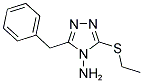 3-BENZYL-5-(ETHYLSULFANYL)-4H-1,2,4-TRIAZOL-4-AMINE Struktur