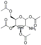 1,3,4,6-TETRA-O-ACETYL-2-AMINO-DEOXY-D-GALACTOSE Struktur