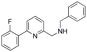 N-BENZYL(6-(2-FLUOROPHENYL)PYRIDIN-2-YL)METHANAMINE Struktur