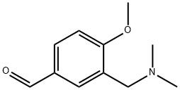 3-DIMETHYLAMINOMETHYL-4-METHOXY-BENZALDEHYDE Struktur