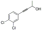 4-(3,4-DICHLOROPHENYL)-3-BUTYN-2-OL Struktur