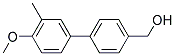 (4'-METHOXY-3'-METHYLBIPHENYL-4-YL)-METHANOL Struktur