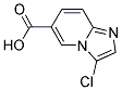 3-CHLOROIMIDAZO[1,2-A]PYRIDINE-6-CARBOXYLIC ACID Struktur