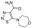 5-MORPHOLIN-4-YL-1,2,3-THIADIAZOLE-4-CARBOXAMIDE Struktur