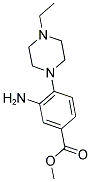 METHYL 3-AMINO-4-(4-ETHYLPIPERAZIN-1-YL)BENZOATE Struktur