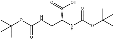 BOC-D-DAP(BOC)-OH DCHA Struktur