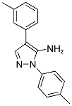 4-M-TOLYL-2-P-TOLYL-2H-PYRAZOL-3-YLAMINE Struktur