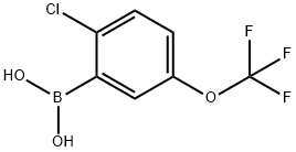 2-CHLORO-5-(TRIFLUOROMETHOXY)PHENYLBORONIC ACID Struktur