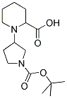 1-(1-TERT-BUTOXYCARBONYL-PYRROLIDIN-3-YL)-PIPERIDINE-2-CARBOXYLIC ACID Struktur