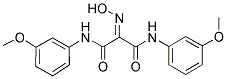 2-(HYDROXYIMINO)-N,N'-BIS(3-METHOXYPHENYL)MALONAMIDE Struktur